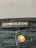Express Jeans Color Block Black Jeggings Size 2 - photo 7