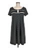 Max Studio Houndstooth Black Casual Dress Size M - photo 1