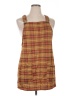 No Boundaries 100% Polyester Plaid Brown Casual Dress Size XL - photo 1