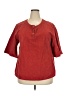 Unbranded Red Short Sleeve Blouse Size XXL - photo 1