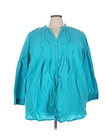 Woman Within 3/4 Sleeve Blouse (view 1)