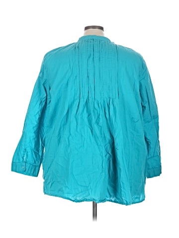 Woman Within 3/4 Sleeve Blouse (view 2)