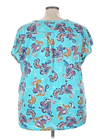Woman Within Short Sleeve Blouse (view 2)