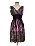 Raya Sun Graphic Purple Cocktail Dress Size L - photo 1