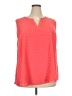41Hawthorn 100% Polyester Orange Sleeveless Blouse Size 3X - photo 1
