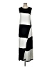 Neiman Marcus Stripes Gray Casual Dress Size S - photo 1