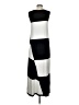 Neiman Marcus Stripes Gray Casual Dress Size S - photo 2