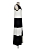 Neiman Marcus Stripes Gray Casual Dress Size S - photo 4