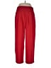 Unbranded 100% Polyester Solid Red Casual Pants Size L - photo 1