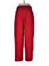 Unbranded 100% Polyester Solid Red Casual Pants Size L - photo 2