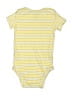 Carter's 100% Cotton Stripes Yellow Short Sleeve Onesie 12-18 MO / 18 MO - photo 2