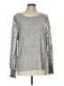 Zac & Rachel Silver Long Sleeve Top Size L - photo 1