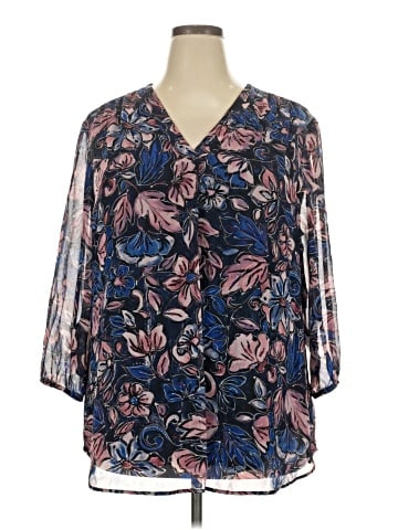 Jones New York 3/4 Sleeve Blouse (view 1)