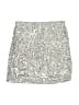 GB Girls 100% Polyester Metallic Silver Skirt Size S (kids) - photo 2