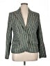 Boden Chevron-herringbone Green Blazer Size 14R - photo 1