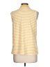 St. John's Bay Yellow Sleeveless Button-Down Shirt Size L - photo 2