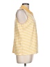 St. John's Bay Yellow Sleeveless Button-Down Shirt Size L - photo 4