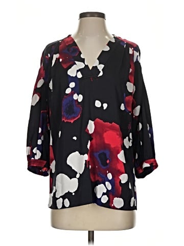 Diane von Furstenberg 3/4 Sleeve Silk Top (view 1)