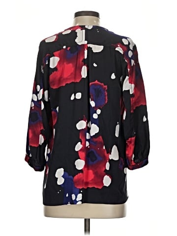 Diane von Furstenberg 3/4 Sleeve Silk Top (view 2)