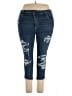 American Eagle Outfitters Hearts Blue Jeans Size 18 - photo 1