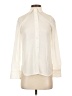 Vince. Ivory Long Sleeve Silk Top Size XXS - photo 1