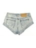 ONETEASPOON Blue Denim Shorts Size 27 waist - photo 2