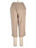 Woman Within Solid Tan Casual Pants Size 14 (M) - photo 2