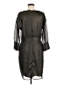 Soaked 100% Polyester Metallic Gray Cocktail Dress Size M - photo 2
