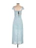 Francesca's 100% Polyester Blue Casual Dress Size S - photo 2
