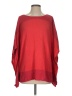 Coldwater Creek Orange Red Poncho Size S - photo 1