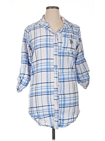 U.S. Polo Assn. 3/4 Sleeve Button-Down Shirt (view 1)