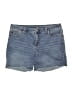 Seven7 Blue Denim Shorts Size 14 - photo 1