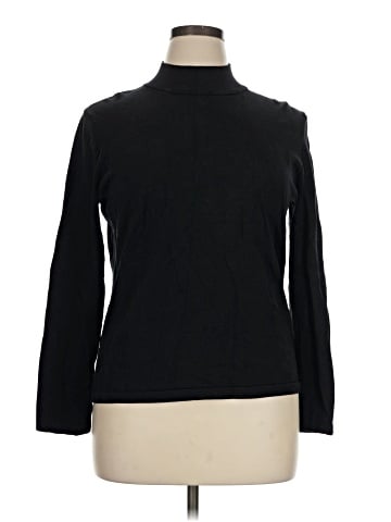 Jones New York Collection Long Sleeve Turtleneck (view 1)