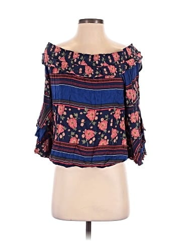 Democracy 3/4 Sleeve Blouse (view 1)