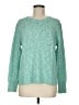 J.Crew Factory Store Tweed Green Pullover Sweater Size M - photo 1