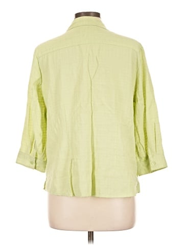 Christopher & Banks 3/4 Sleeve Button-Down Shirt (view 2)