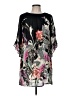 Millenium 100% Rayon Print Black Casual Dress Size M - photo 1