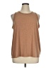 LUXE Tan Sleeveless T-Shirt Size XL - photo 1