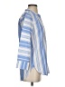 J.Crew 100% Cotton Stripes Blue 3/4 Sleeve Blouse Size XS - photo 4