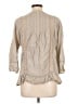 Dylan 100% Cotton Tan 3/4 Sleeve Blouse Size L - photo 2