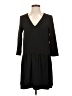 Sézane Solid Black Casual Dress Size EU (FR) 34 / US 2 - photo 1