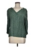 Monday Fun Green 3/4 Sleeve Blouse Size M - photo 1