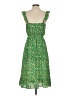 Jessica Simpson 100% Polyester Paisley Green Cocktail Dress Size XS - photo 2