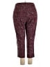 Dennis by Dennis Basso Paisley Burgundy Casual Pants Size 18 - photo 2