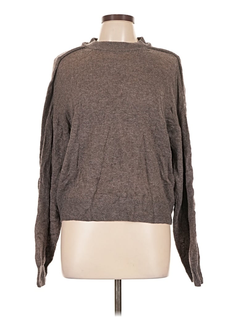 Pre-owned Naadam Wool Pullover Sweater In Brown