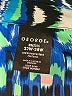 George 100% Polyester Print Blue 3/4 Sleeve Blouse Size 3X - photo 7