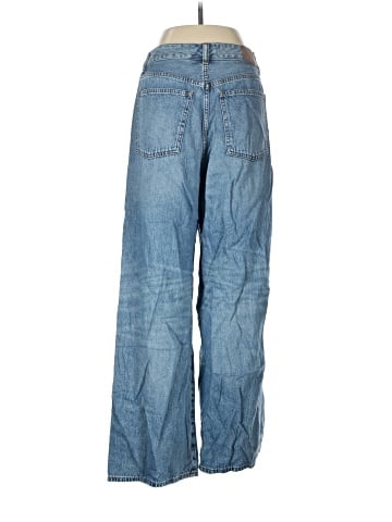 Madewell Curvy Superwide-Leg Jeans in Billings Wash: Airy Denim Edition (view 2)