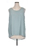 Everleigh 100% Polyester Teal Sleeveless Blouse Size XL - photo 1