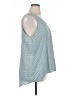 Everleigh 100% Polyester Teal Sleeveless Blouse Size XL - photo 4