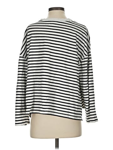 Madewell Easy Long-Sleeve Rugby Tee in Contrasting Stripe (view 2)